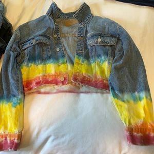 Tie dye denim jacket. Amazing condition